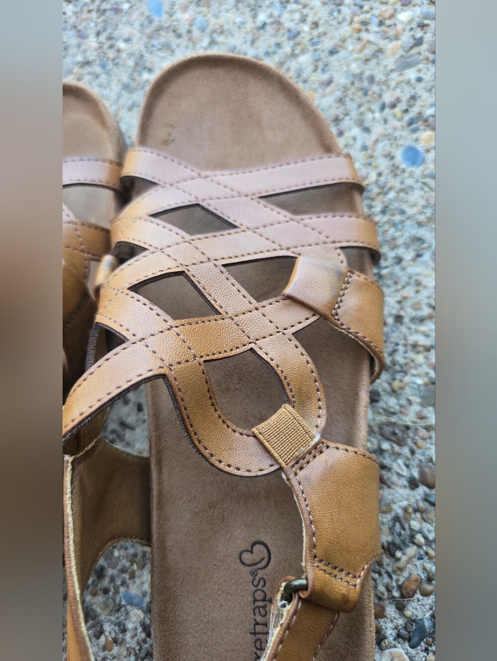 Baretraps Giovanna Brown Comfort Slingback Sandals Women's Size 7 - Picture 2 of 9